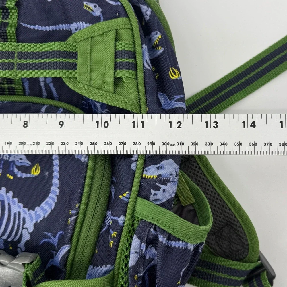 Pottery Barn Kids Mackenzie Dinosaur Skeleton Backpack Navy Green Small School